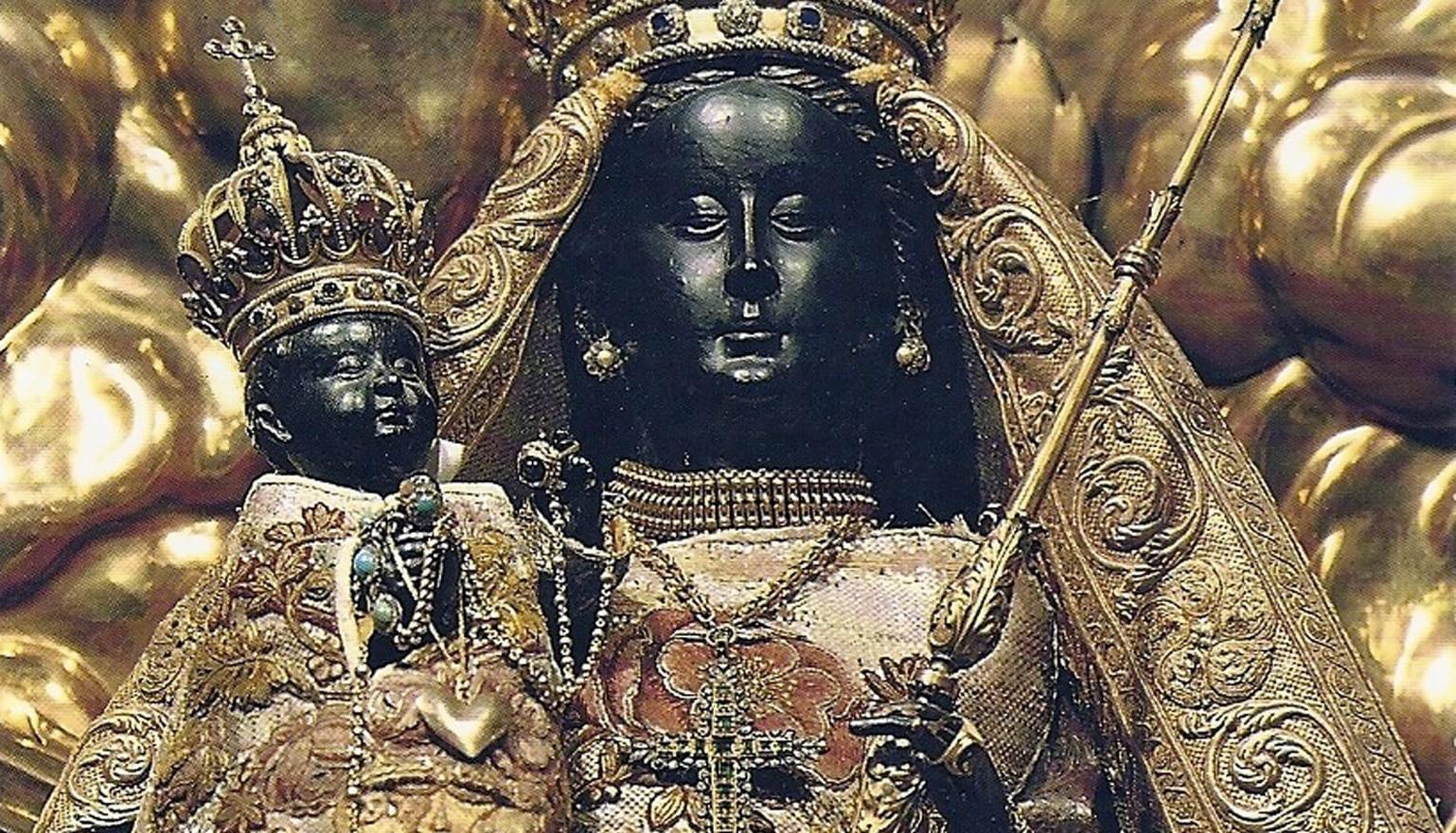 Black Madonna Sculpture